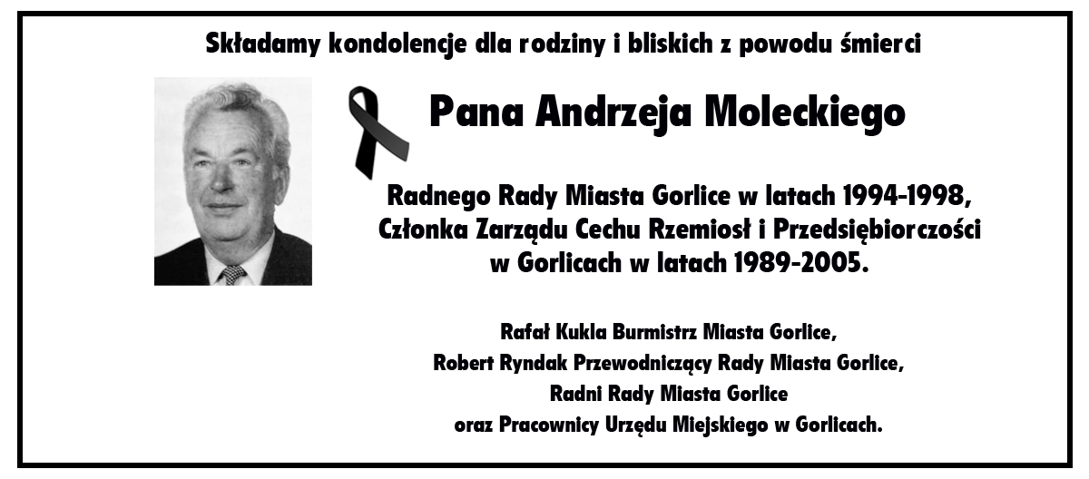 Zmarł Andrzej Molecki