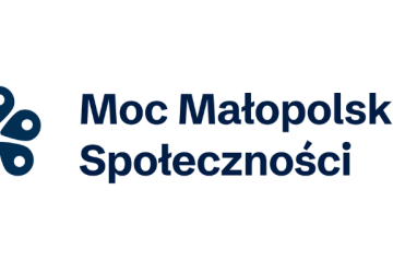Baner z napisem Moc Małych Społeczności.