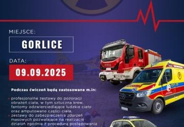 Ćwiczenia służb przy ul. Łokietka