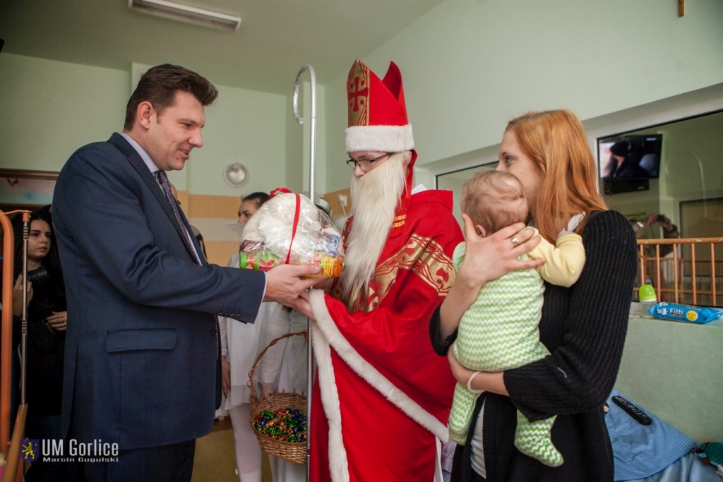 Mikołaj odwiedził dzieci w gorlickim szpitalu
