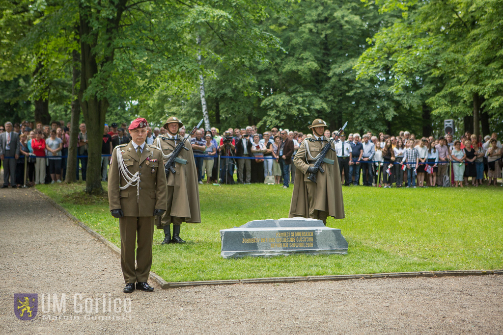 Uroczystość przy Pomniku Pamięci Słoweńskich Żołnierzy