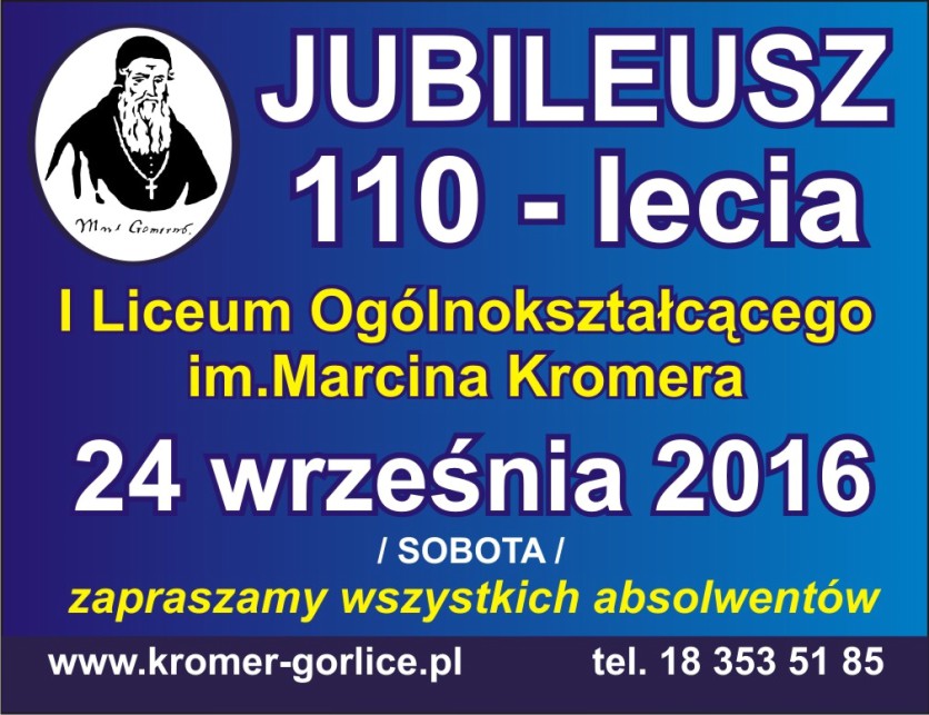 Jubileusz 110-lecia I LO im. M. Kromera