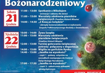 Zapraszamy na Małopolski Jarmark Bożonarodzeniowy