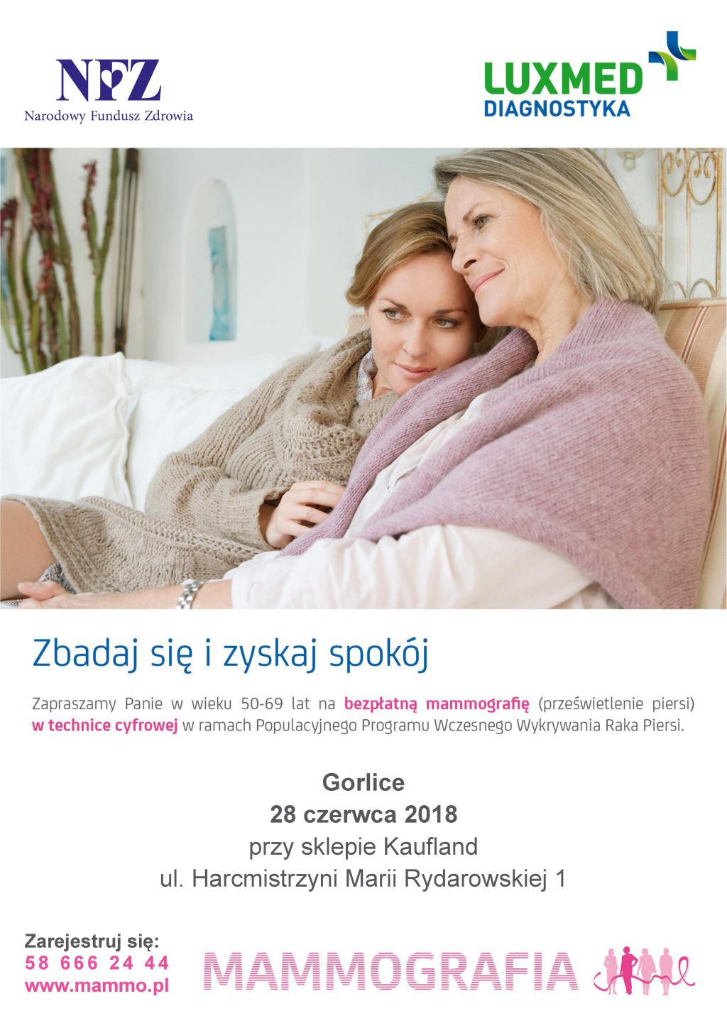 Bezpłatna mammografia w Gorlicach