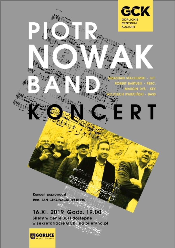 Koncert grupy Piotr Nowak Band