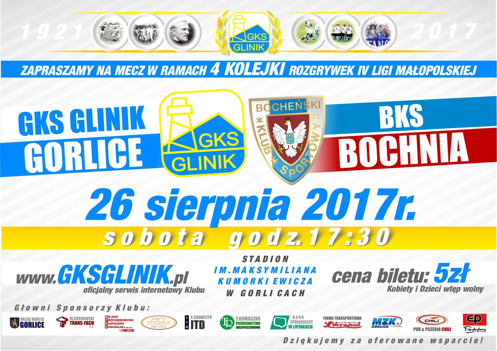 Mecz GKS Glinik Gorlice - BKS Bochnia