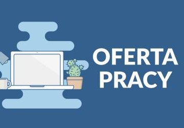 Baner z napisem Oferta pracy.