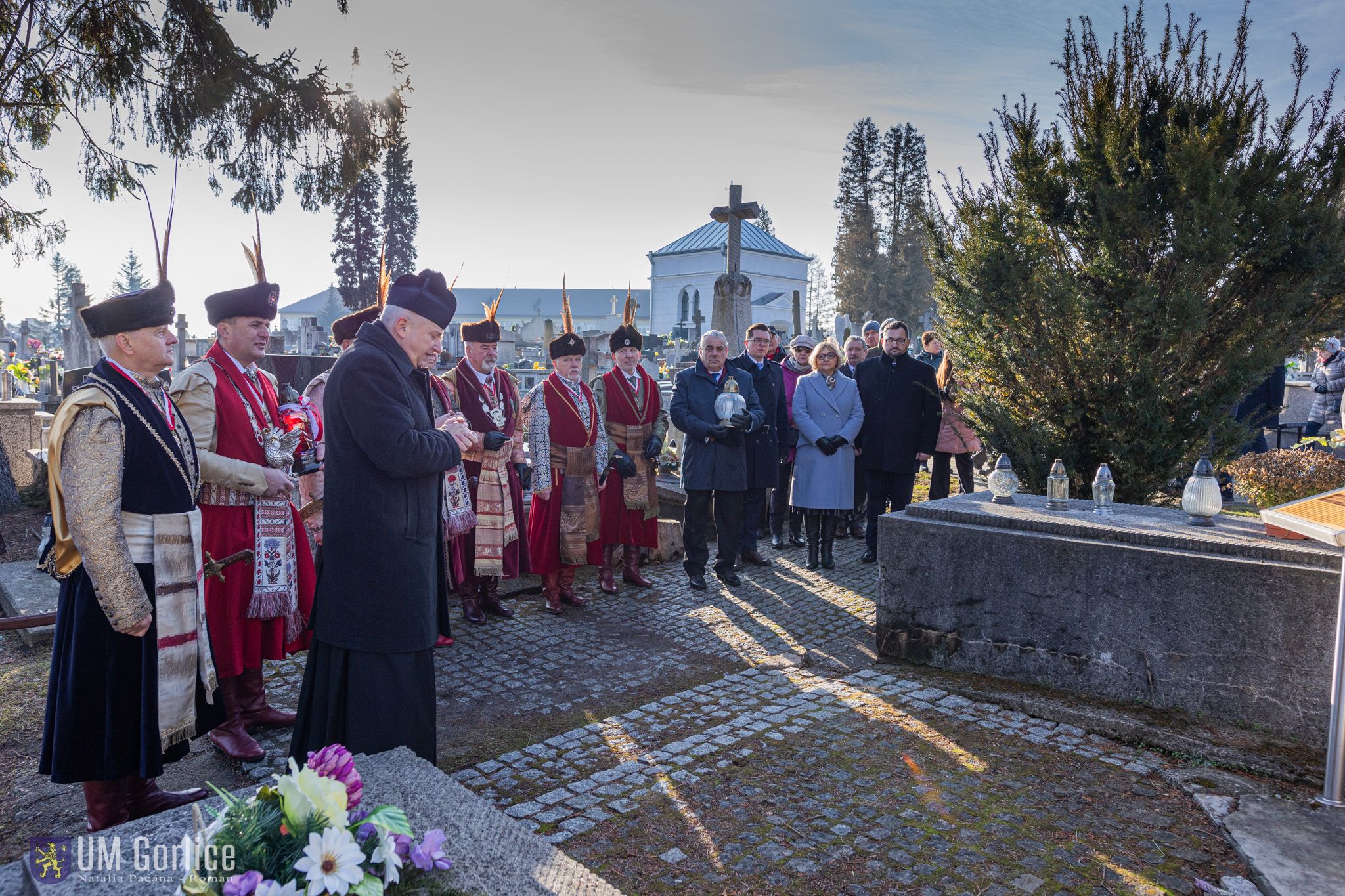Uroczystości przed pomnikiem Postawnia Styczniowego.