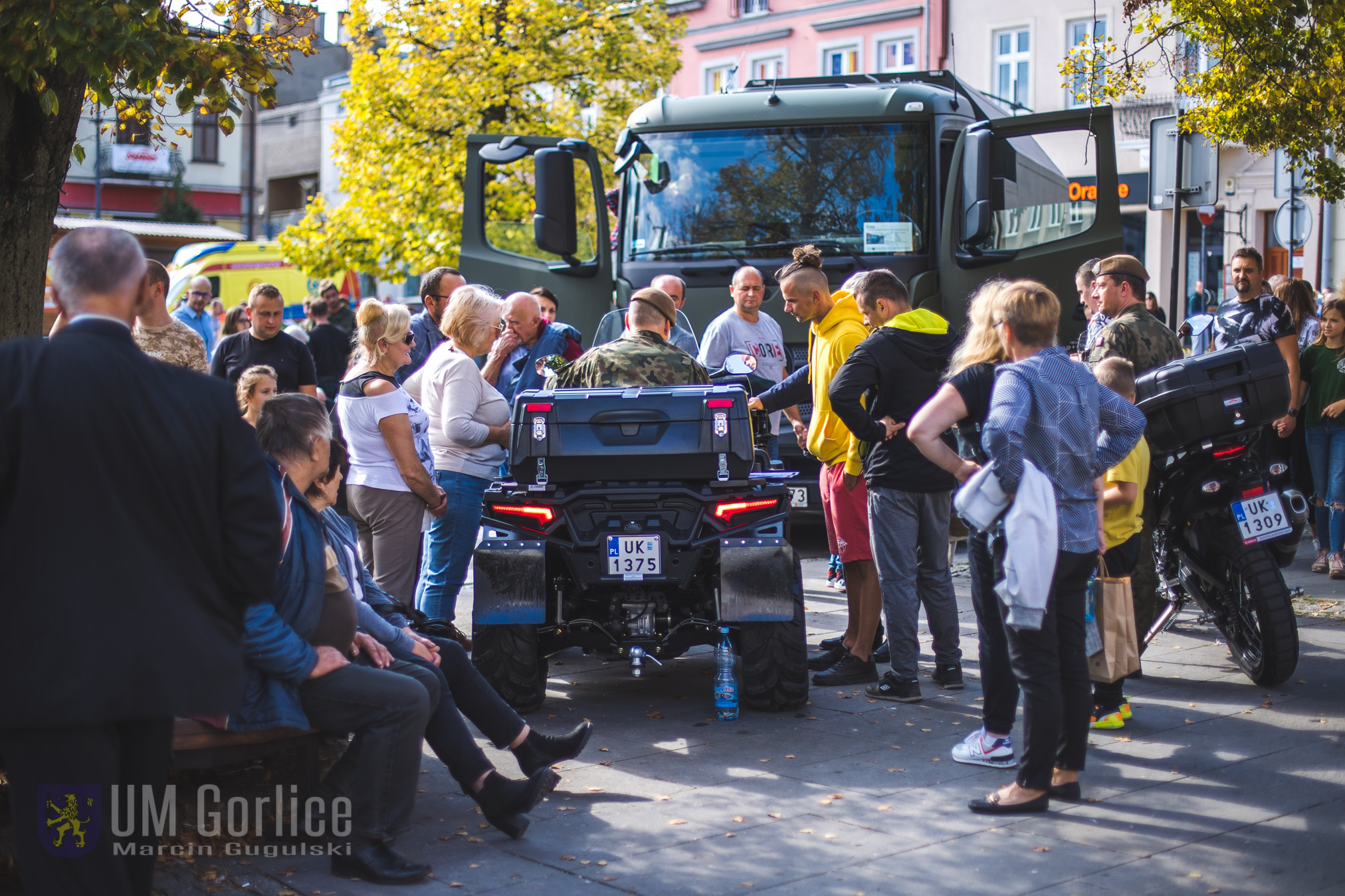 Piknik Służb Mundurowych na gorlickim Rynku w 2021 roku 