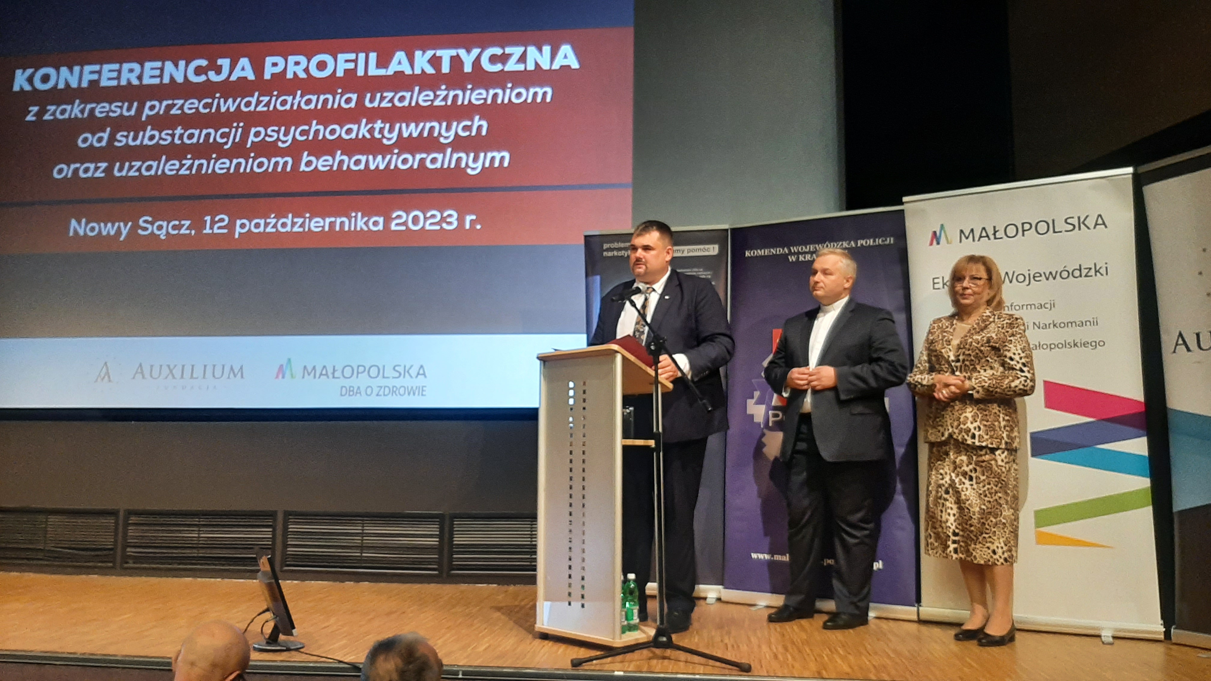 prelekcja w czasie konferencji