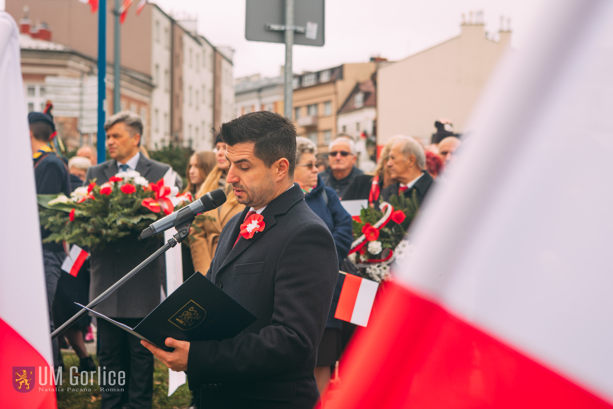 Prowadzący uroczystość