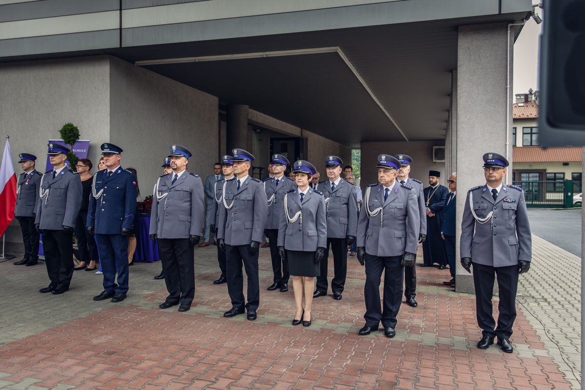 Policjanci podczas wydarzenia