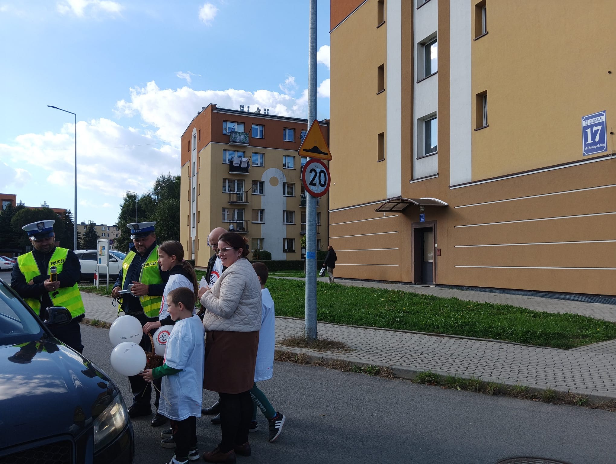 druga odsłona akcji No Promil – No Problem z udziałem wychowanków Placówki Wsparcia Dziennego TPD w Gorlicach.