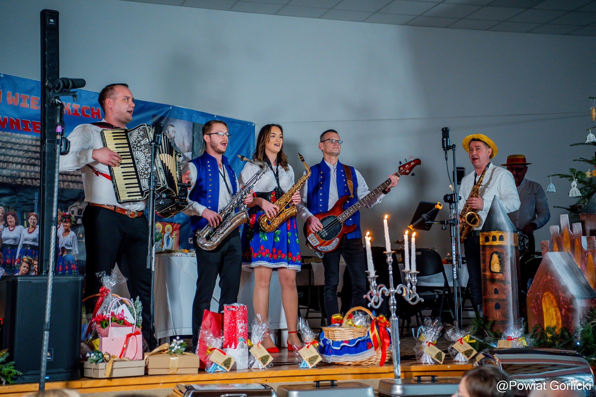 Spotkanie Wigilijne - przemówienie ze sceny