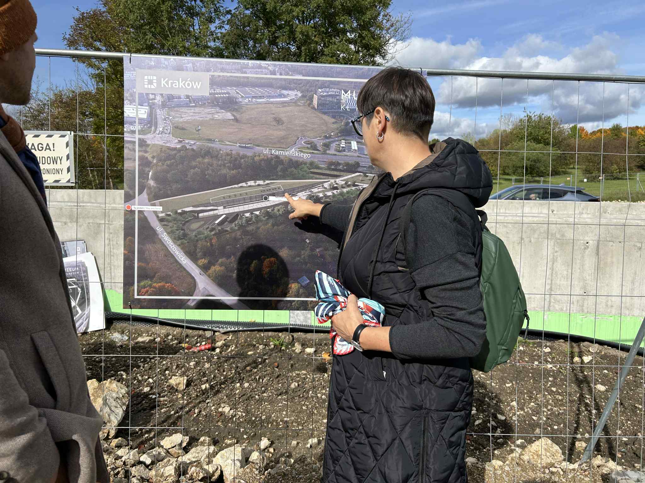 Wizyta na budowie KL Plaszow