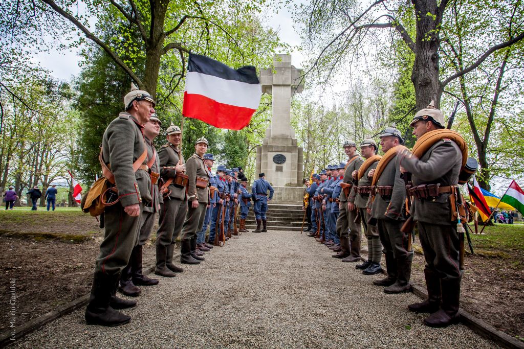 Uroczystości rocznicowe Bitwy pod Gorlicami na Cemnatzru nr 91