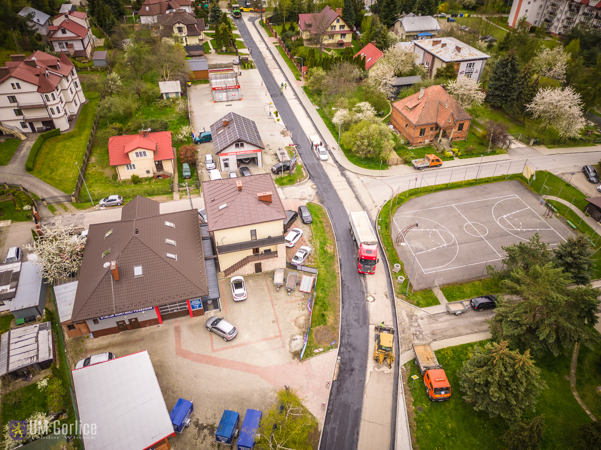 Remont ulicy Pod Lodownią w Gorlicach