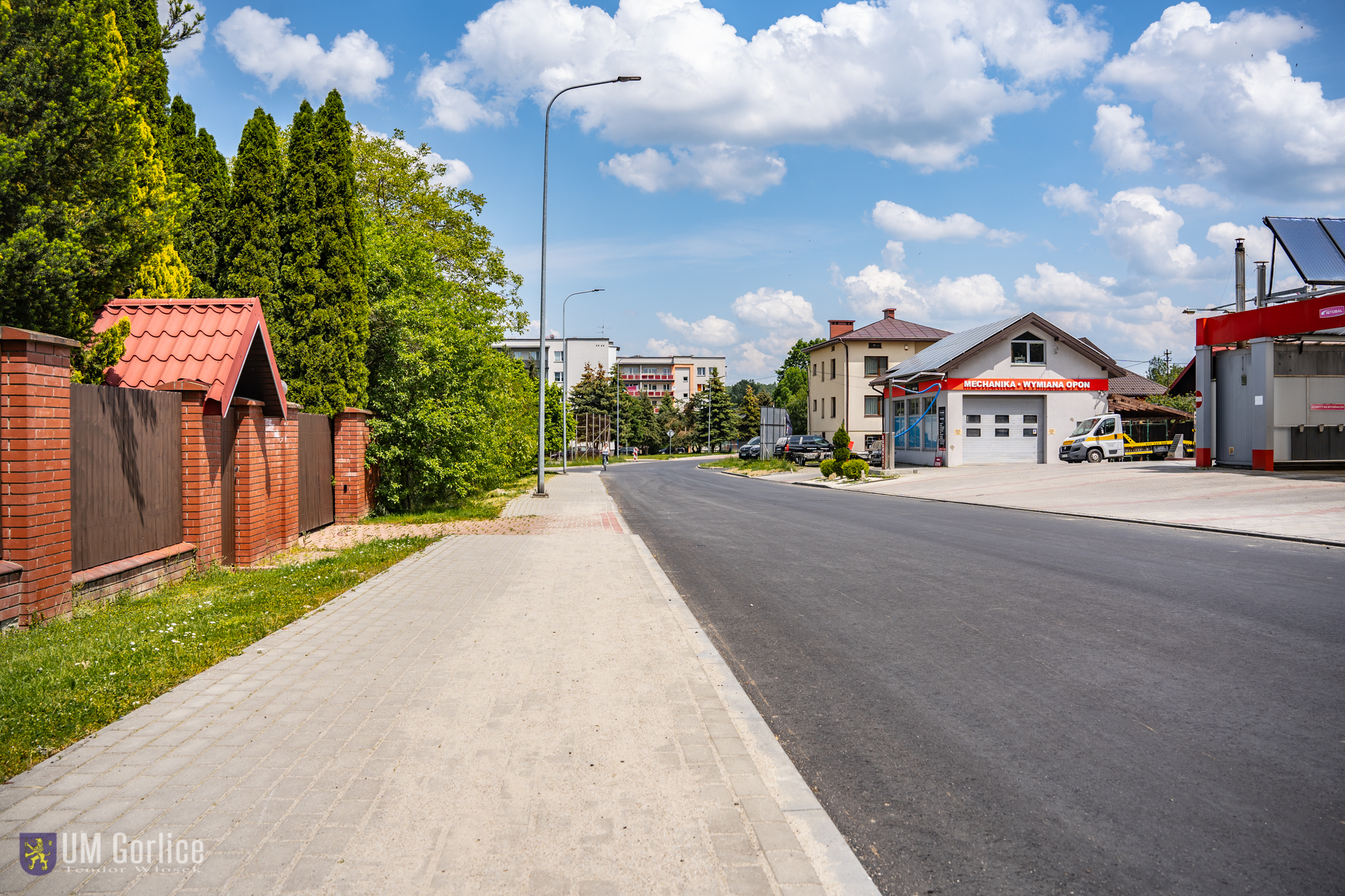 Ulica Pod Lodownią po remoncie.