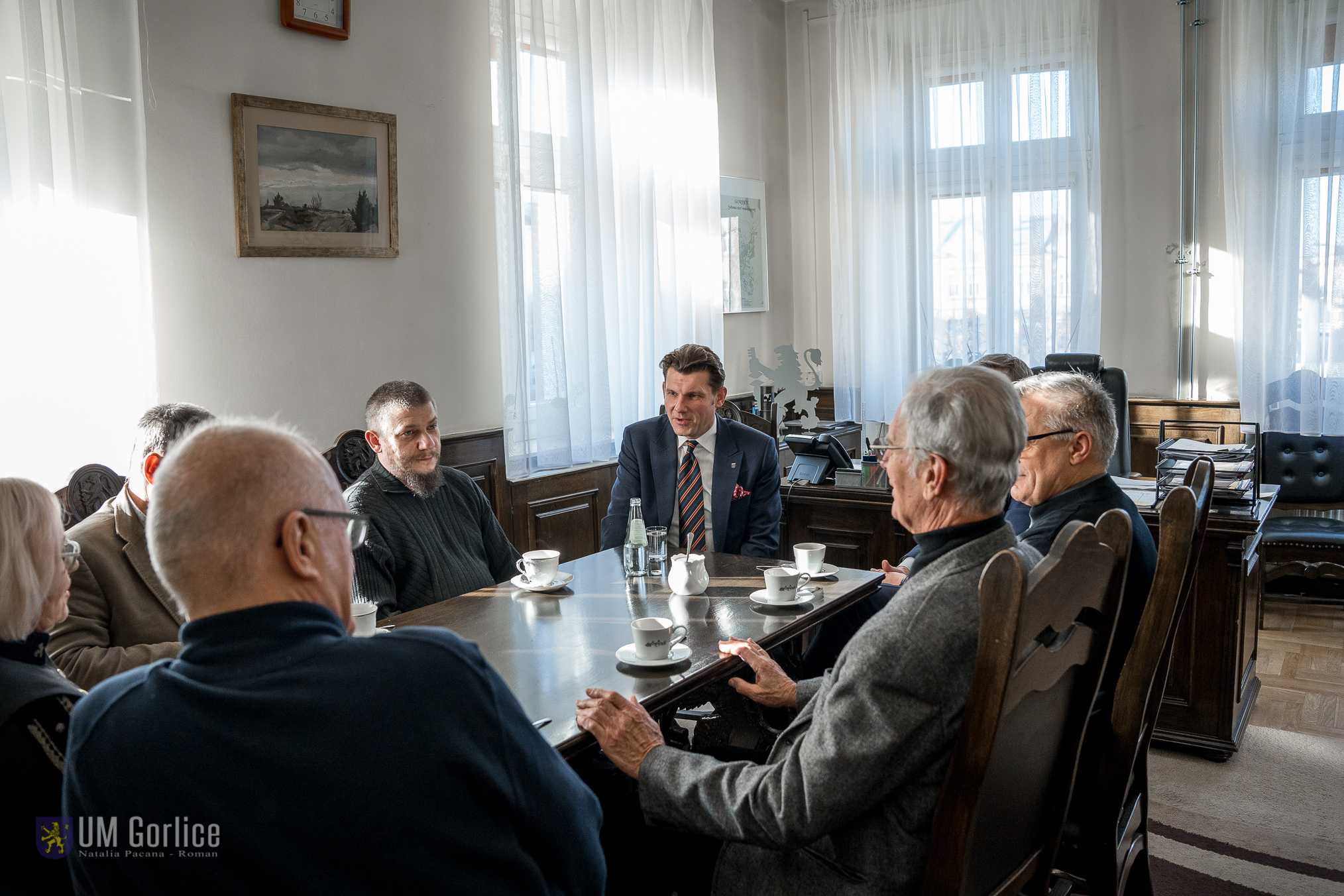 Spotkanie w gabinecie burmistrza