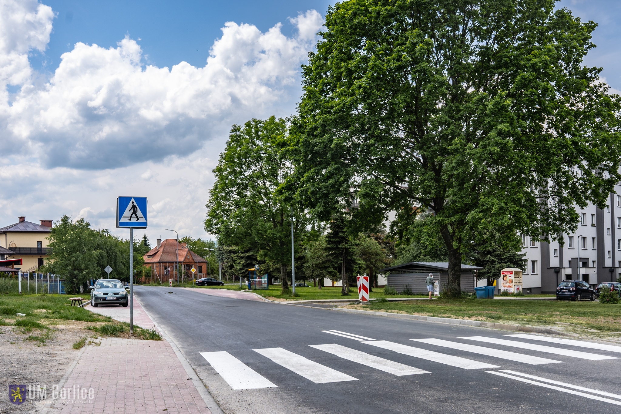 Ulica Pod Lodownią po remoncie.