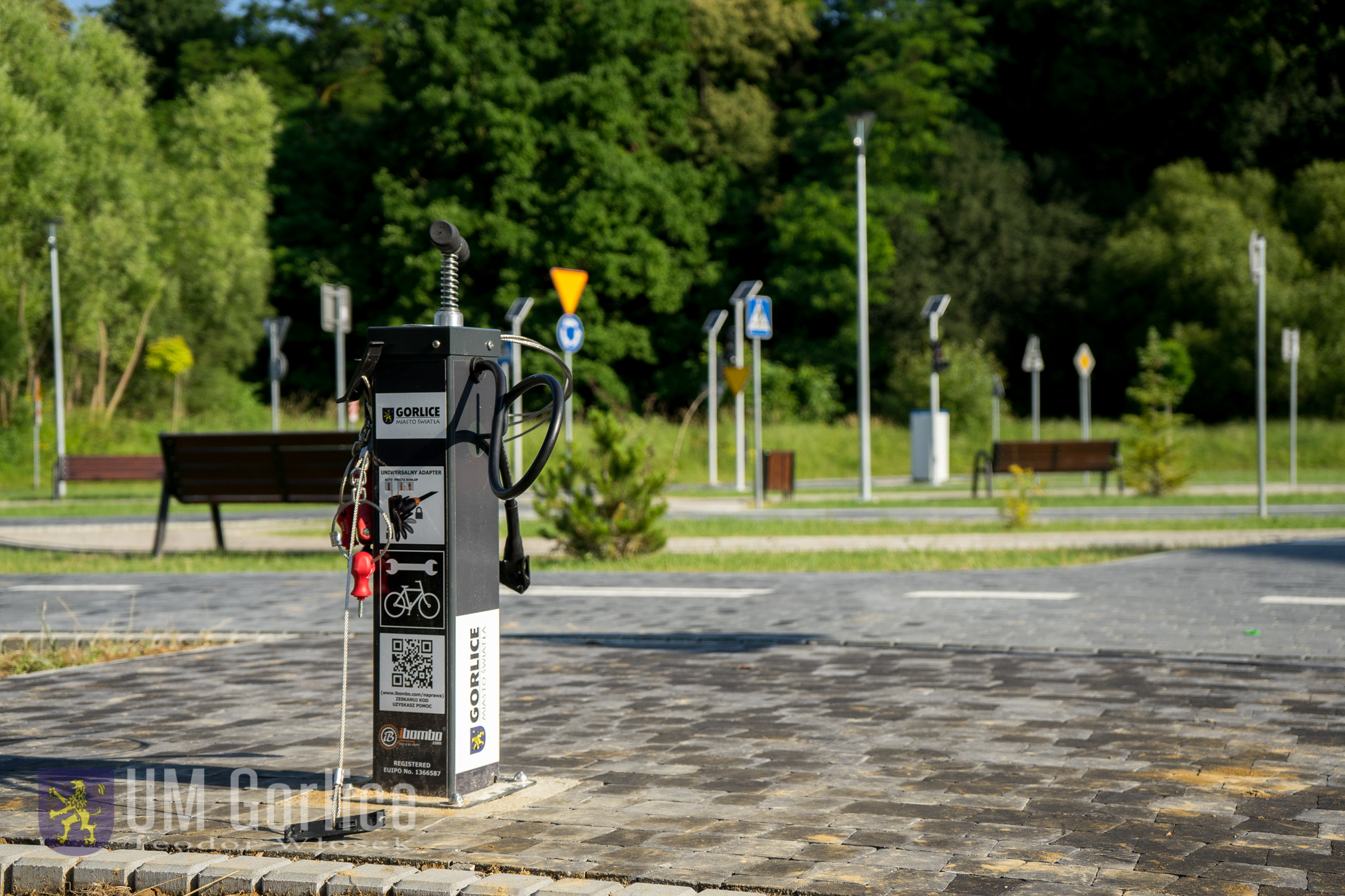 Stacja ibombo na Miasteczku Ruchu Drogowego