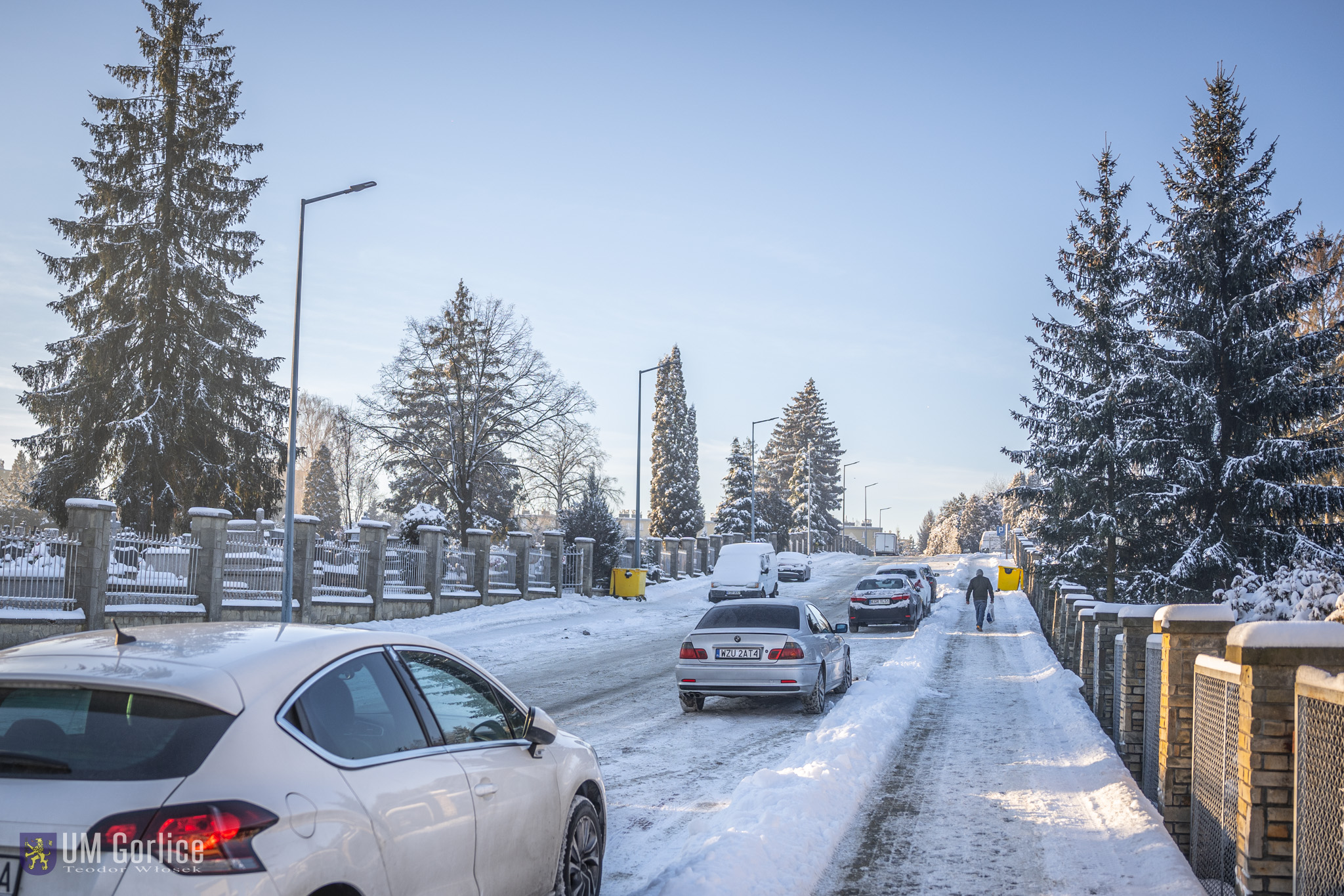 Wyremontowany chodnik na ulicy Cemntarnej w Gorlicach