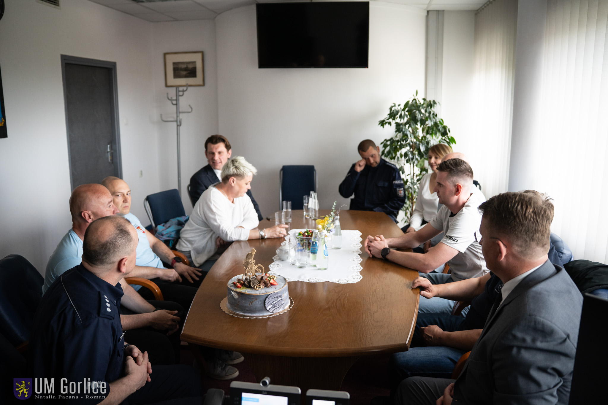 Spotkanie w gabinecie komendanta