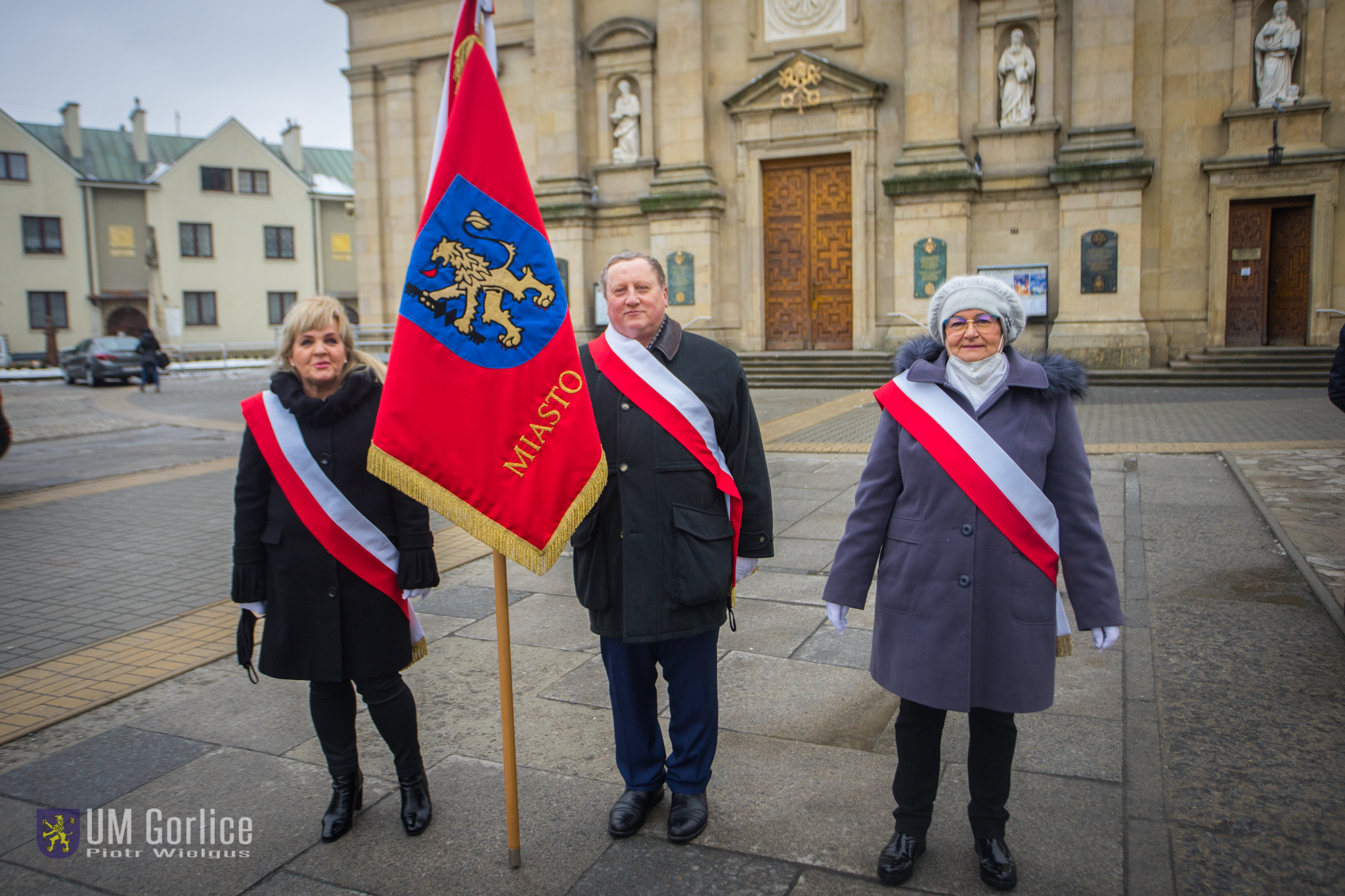 Poczet sztandarowy Miasta Gorlice.