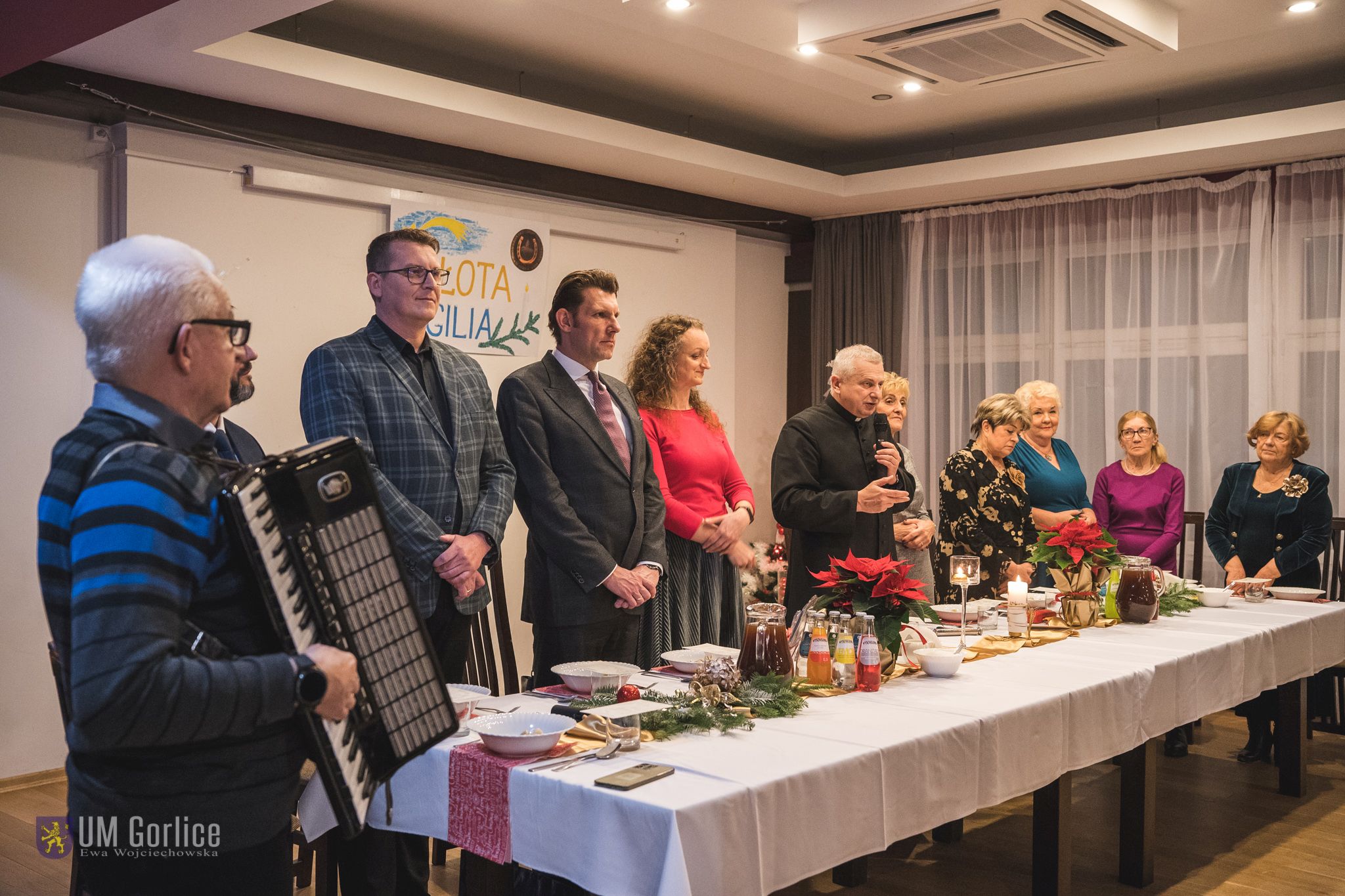 Goście podczas Wigilii.