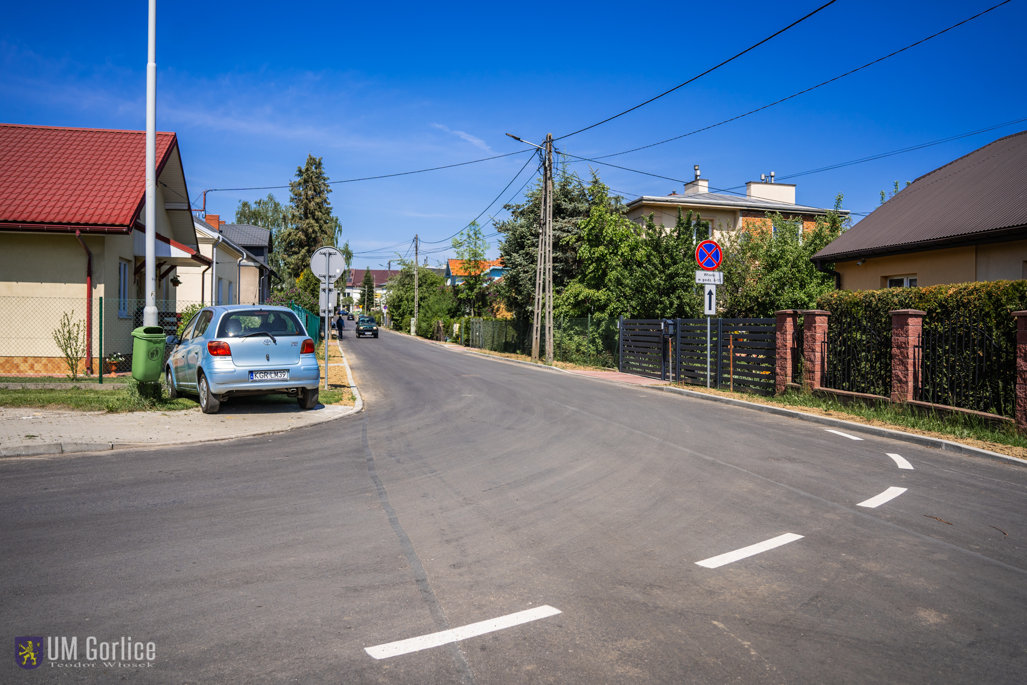 Ulica Okrzei po remoncie