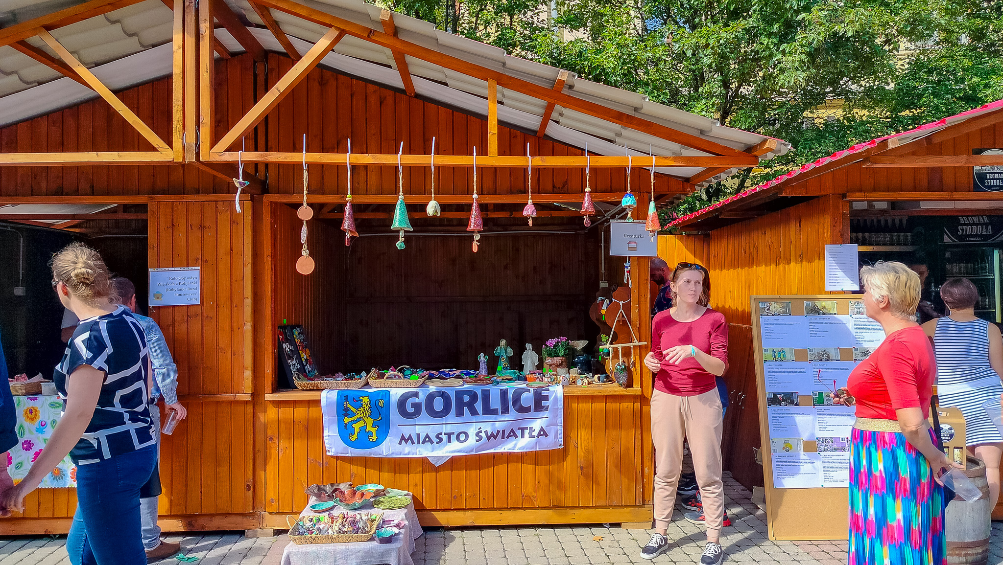 Stoisko z Gorlic na Tirpak Festivalu