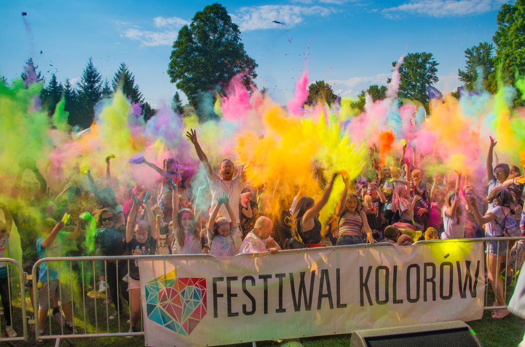 Fotografia Festiwalu Kolorów.