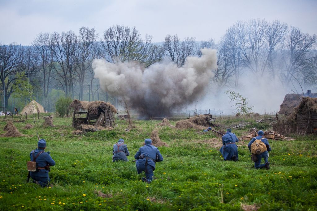 Fotografia obchodów rocznicy Bitwy pod Gorlicami.