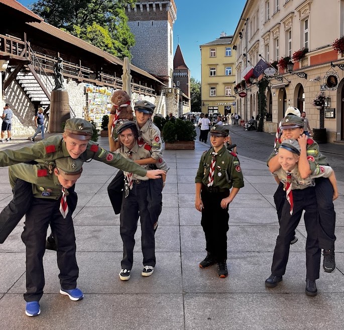 Harcerze z Gorlic na Inauguracji roku harcerskiego w Krakowie