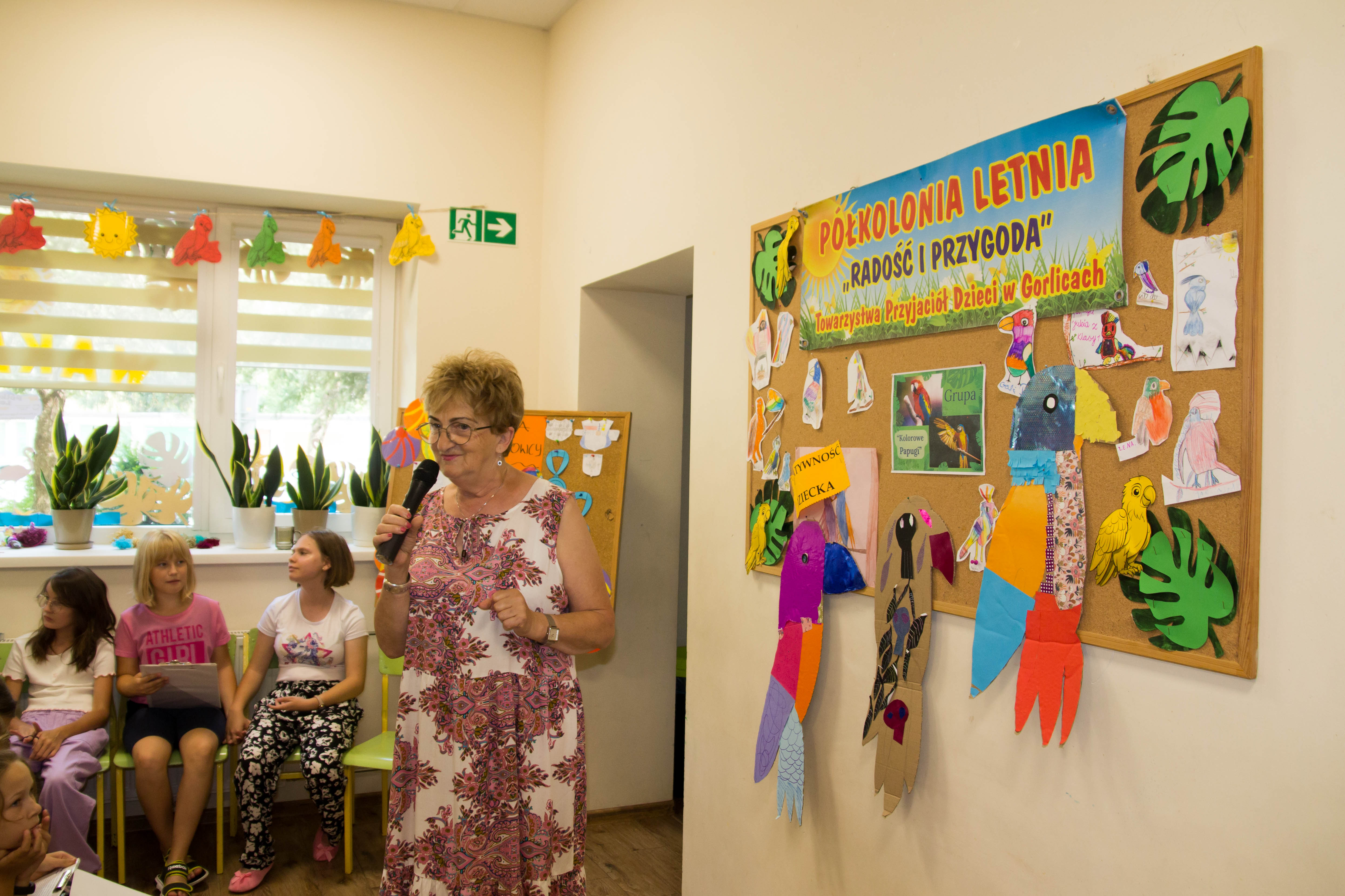Prezes Stanisława Bąk przemawia.