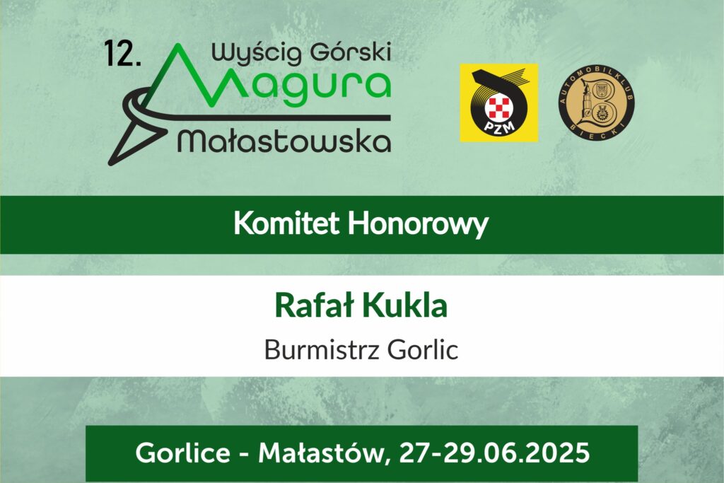Informacja o Honorowym Patronacie Burmistrza Miasta Gorlice.