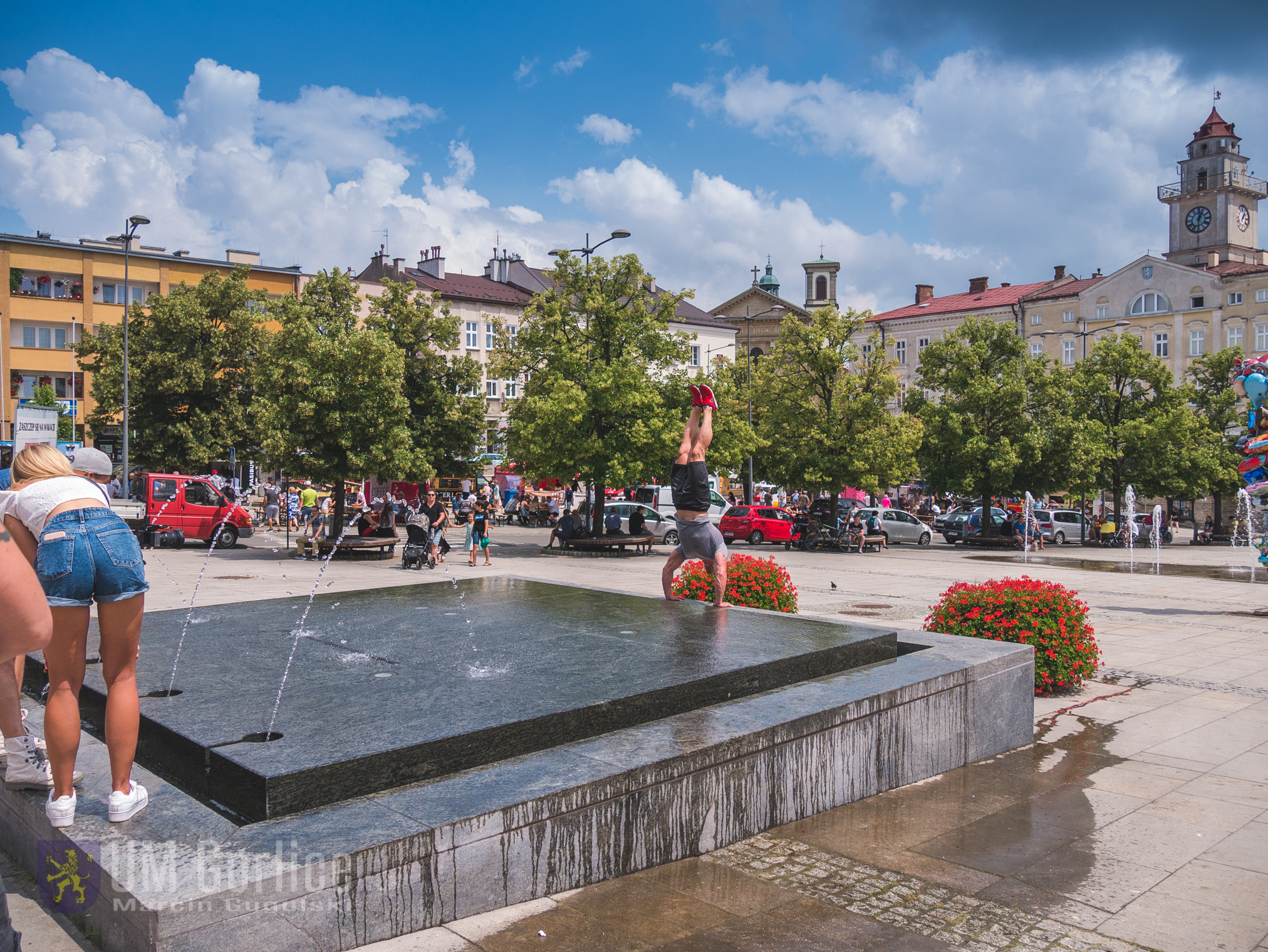 Ekipa Polsatu na gorlickim Rynku 