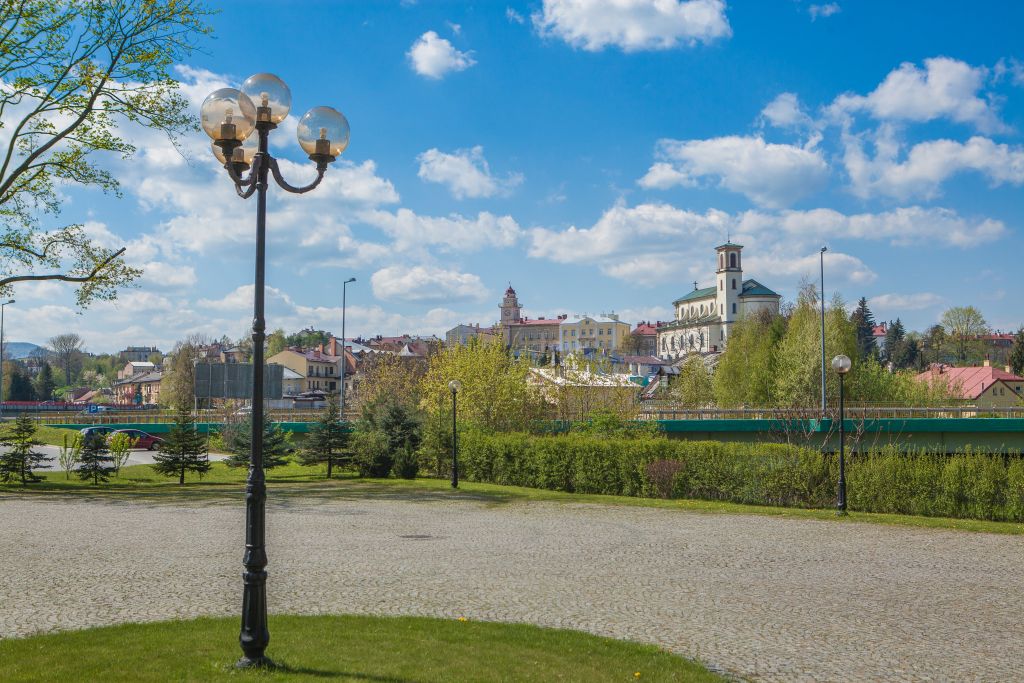 Panorama Gorlic od strony hotelu Margot.