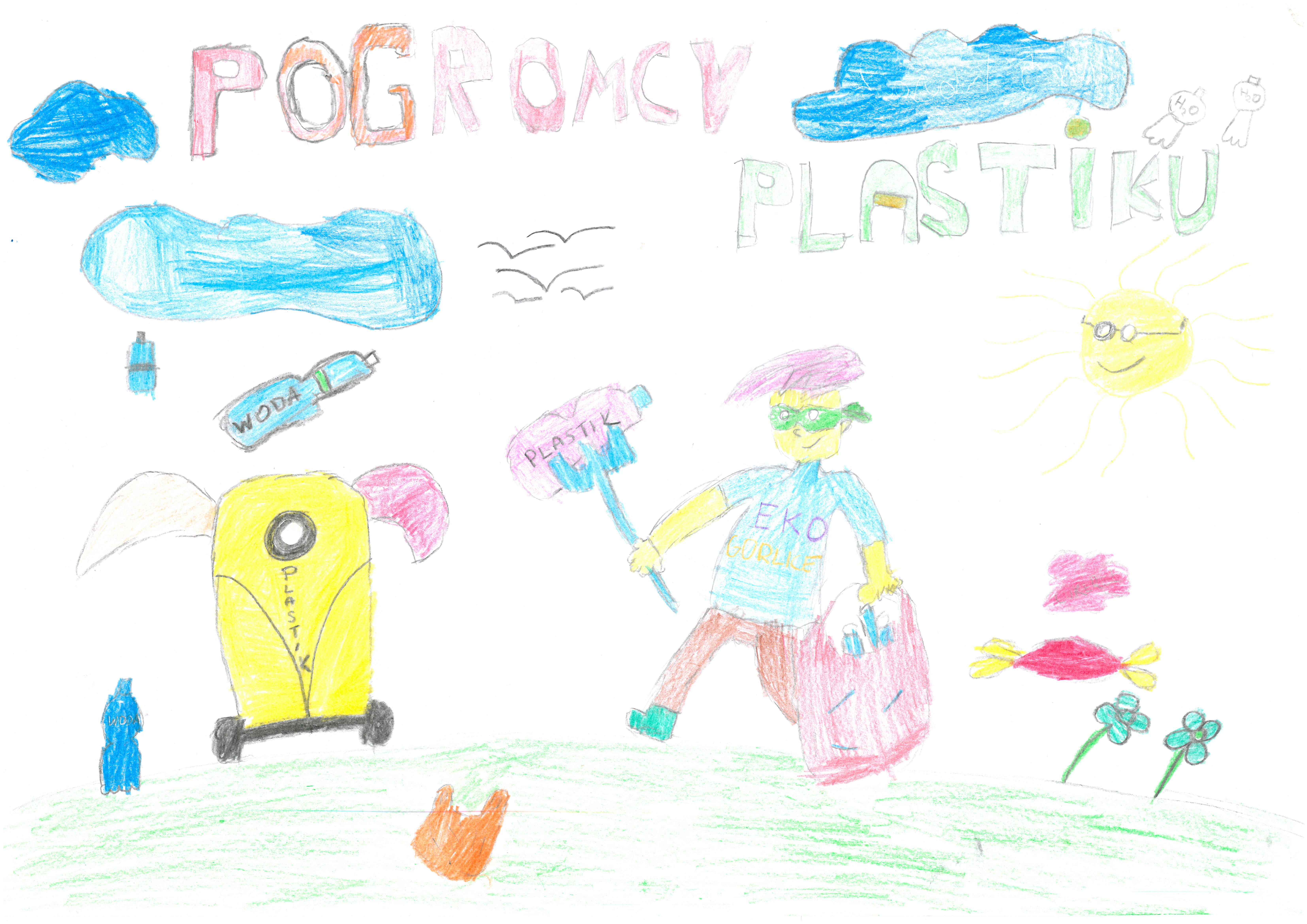 praca POGROMCY PLASTIKU – 2 miejsce - Antonina Załęska
