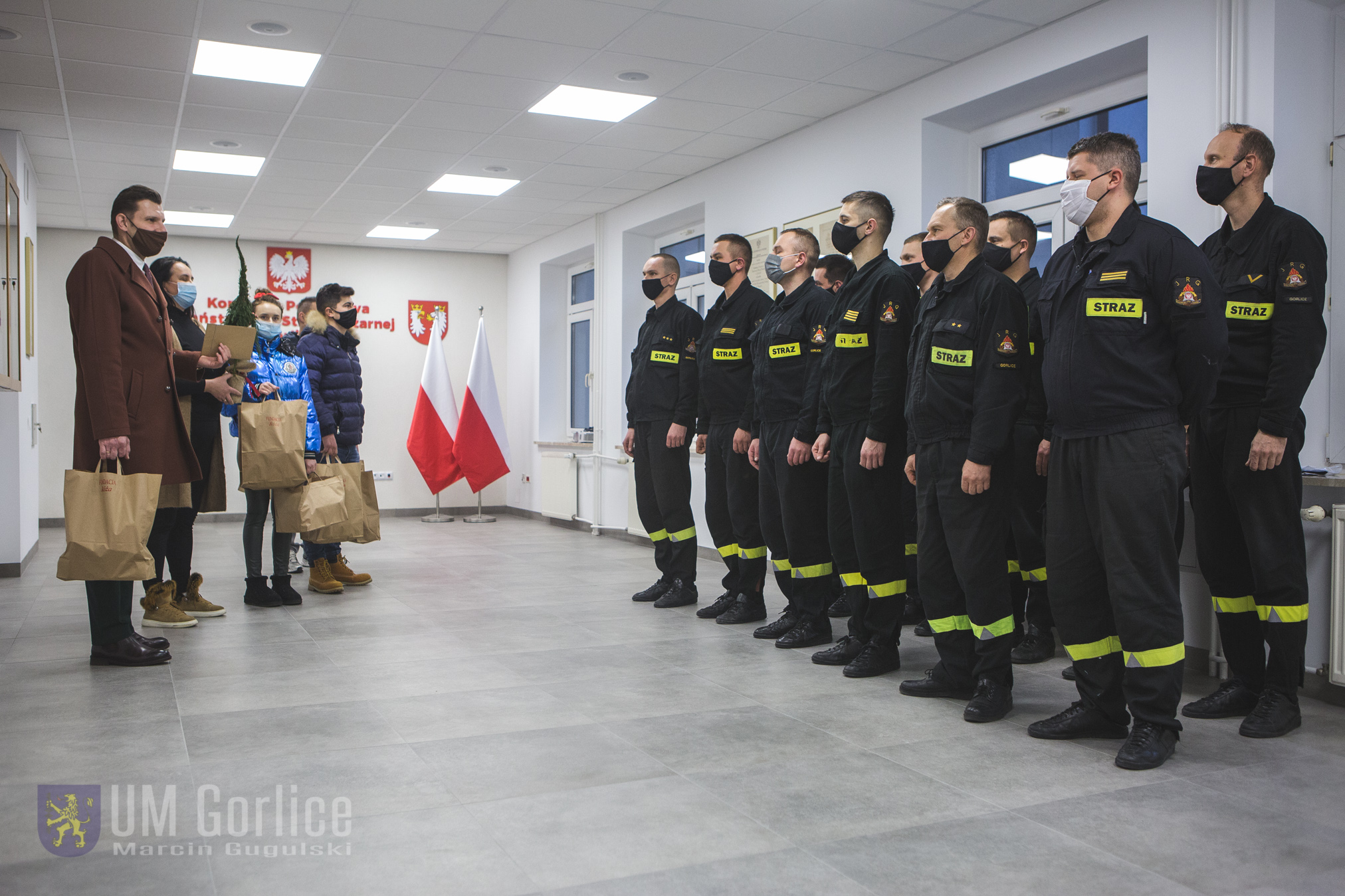 Wigilia Gorlicka - z wizyta u strażaków