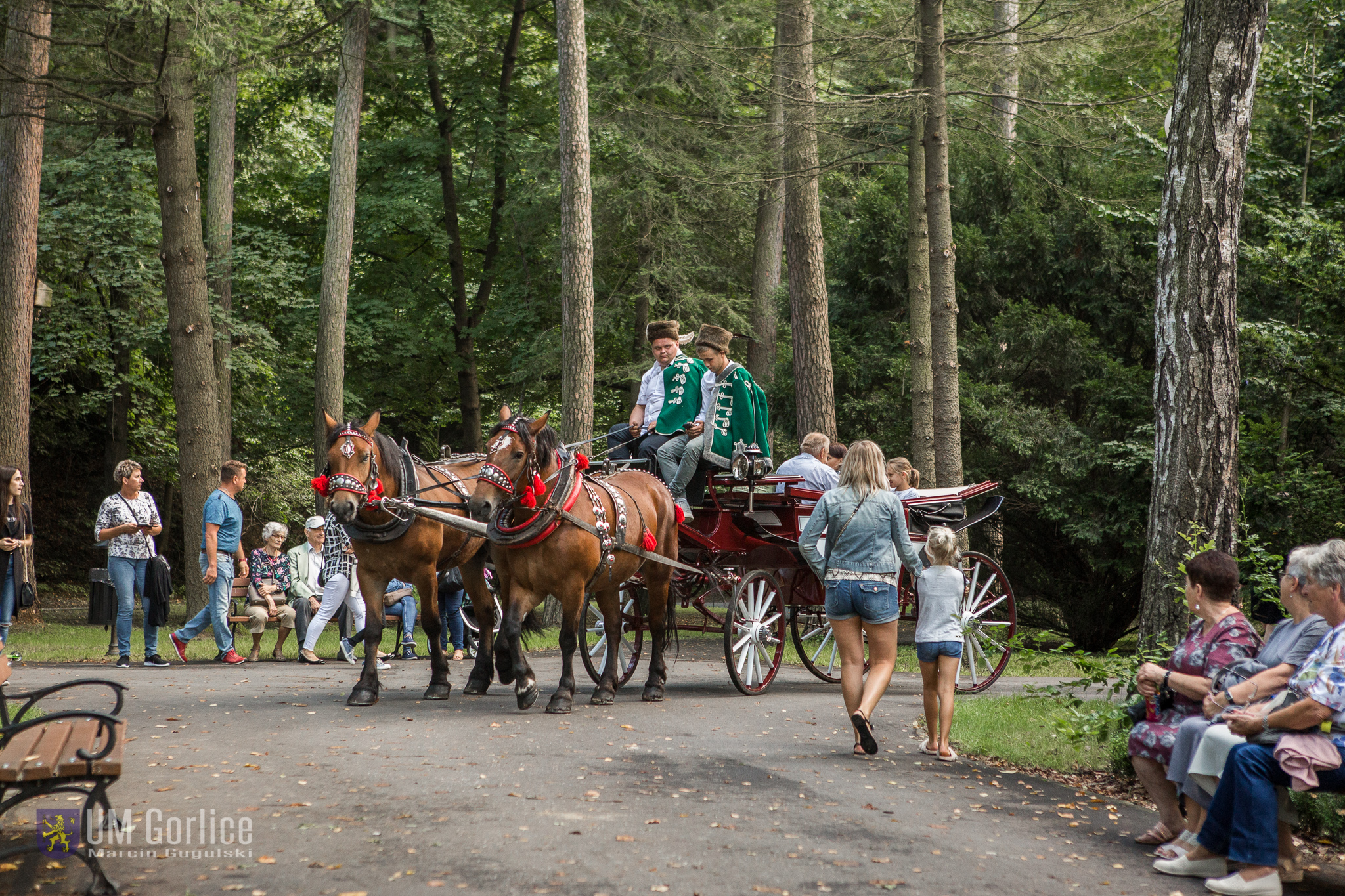 Piknik ułański w gorlickim Parku.