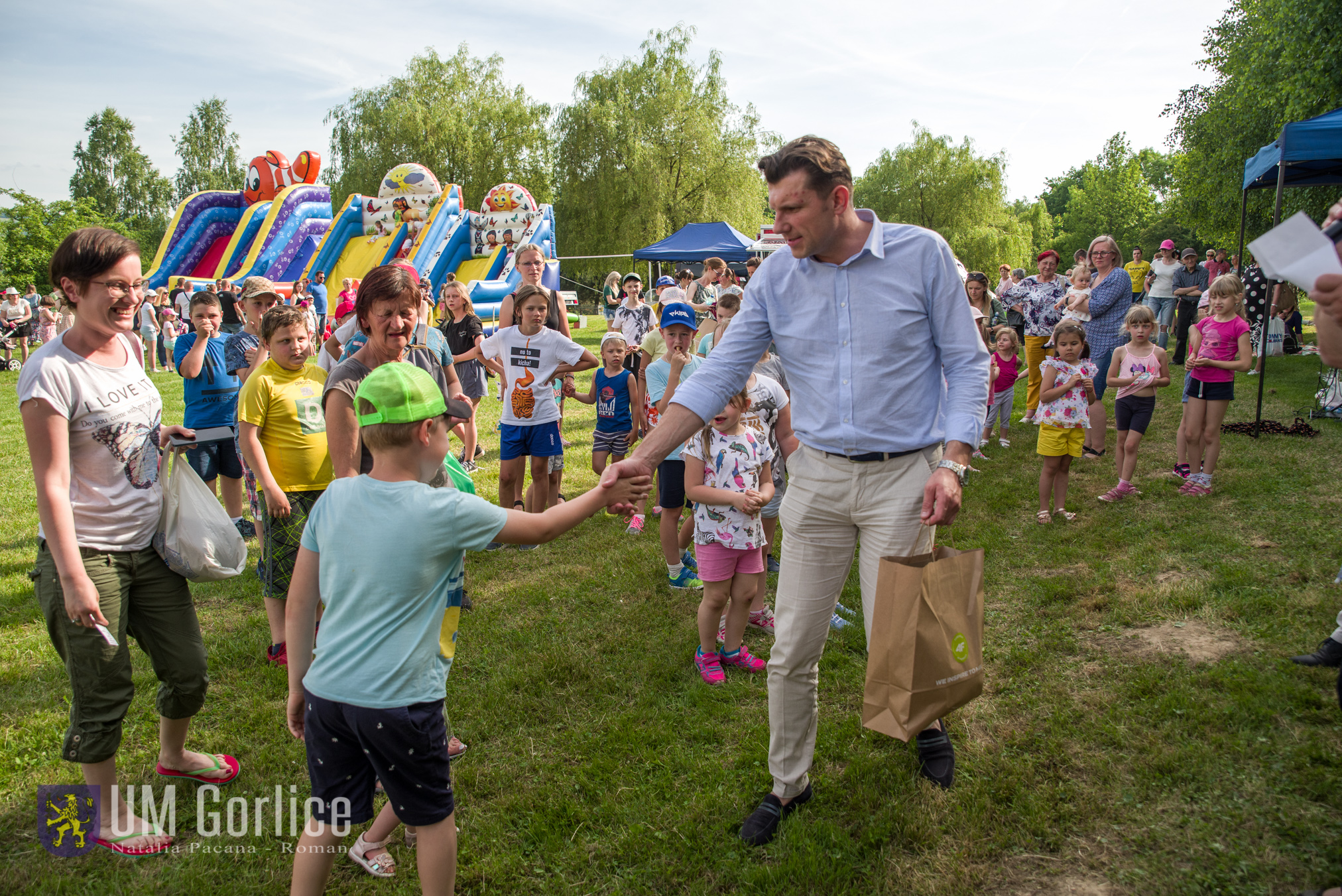 Piknik na osiedlu Magdalena - wręczenie ngród