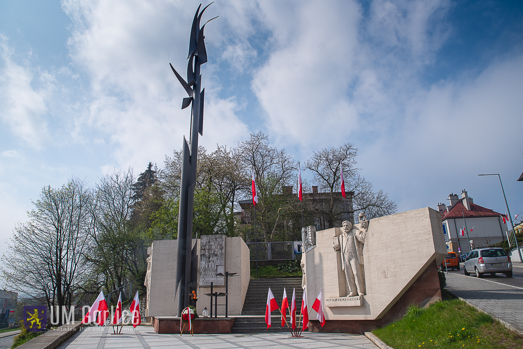 pomnik tysiąclecia, podczas obchodów świeta pracy