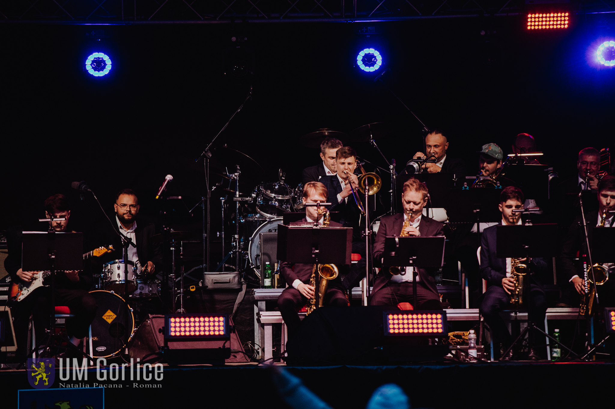 Big Band z Miasta Światła na scenie w gorlickim Parku Miejskim