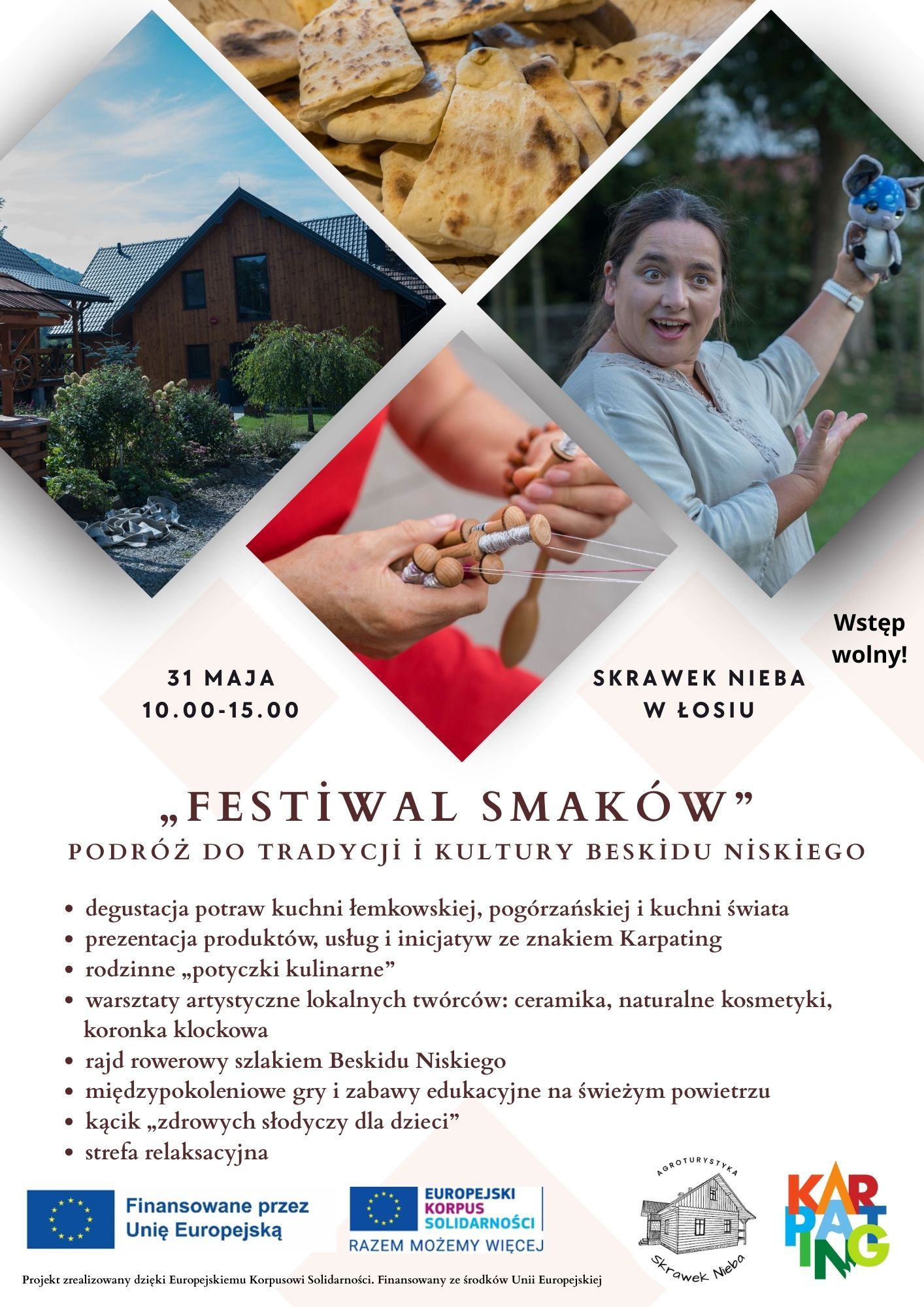 Plakat zapraszający na wydarzenie.