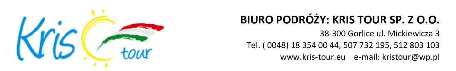 Dane kontaktowe biura podróży