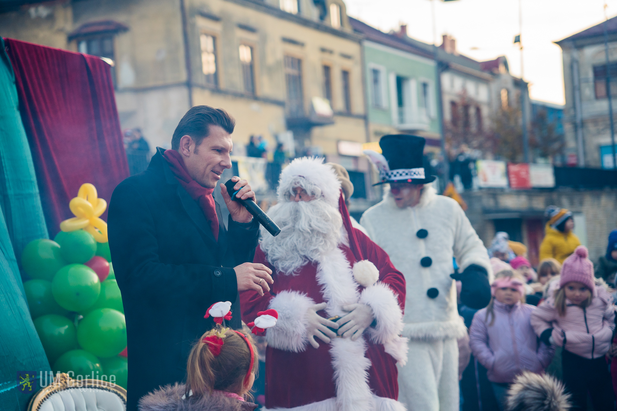 Spotkanie z Mikołajem na gorlickim Rynku.