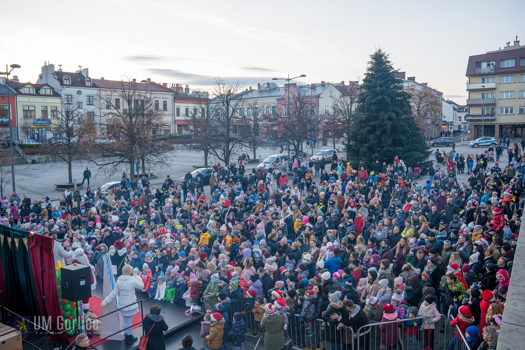 Spotkanie z Mikołajem na gorlickim Rynku.