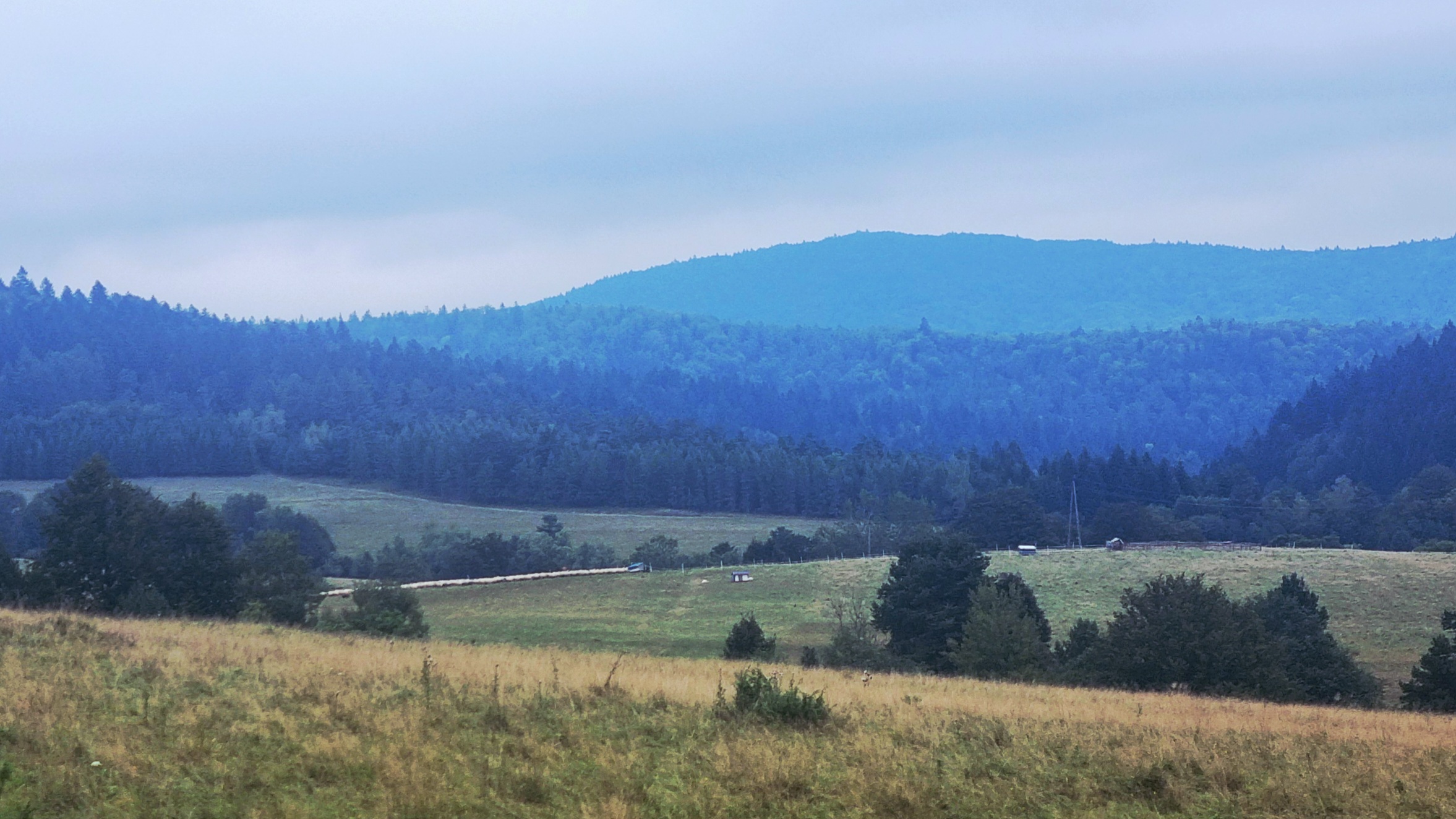 widok na Beskid Niski
