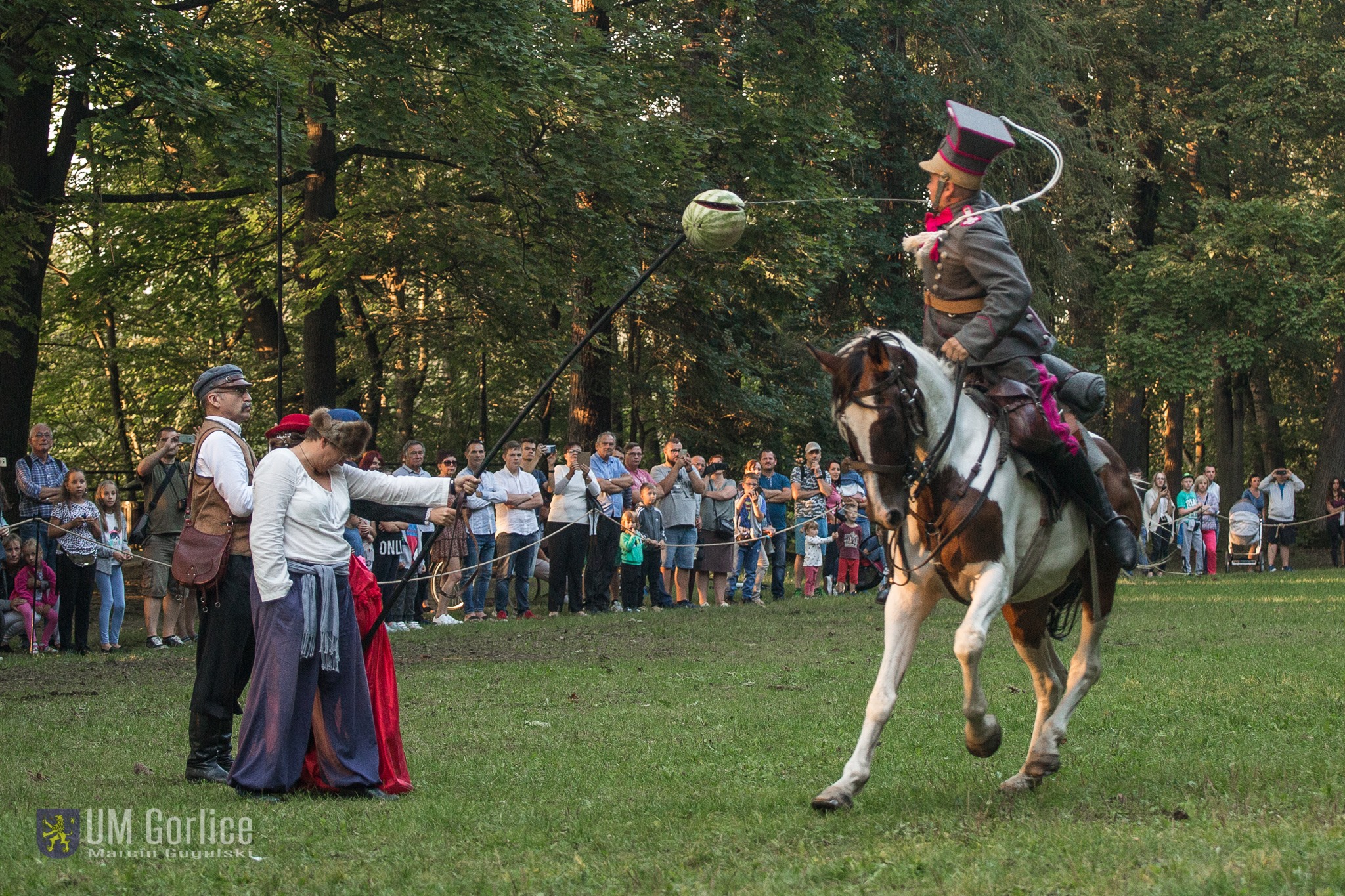 Piknik ułański w gorlickim Parku.